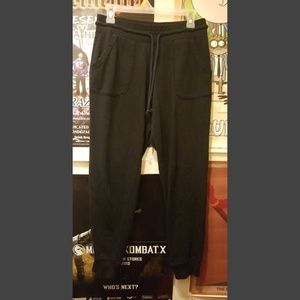 Black jogger style pants